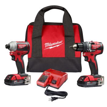 M18 Compact Brushless 2-Tool Combo Kit, Drill Driver/Impact Driver