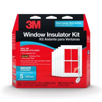 3M™ Indoor Window Insulator Kit, 5 Windows