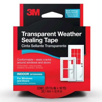 3M™ Transparent Weather Sealing Tape, 1.5