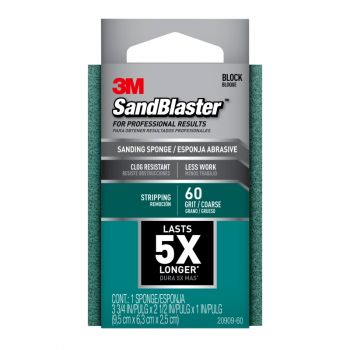 3M™ Sand Blaster Sanding Sponge, 60 Grit