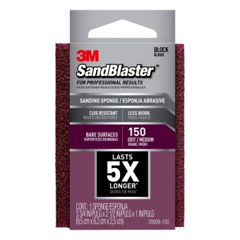 3M™ Sand Blaster Sanding Sponge, 150 Grit