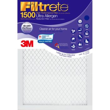 3M™ 2002DC-6 Filtrete Healthy Living Ultra Allergen Reduction Air Filter, 20" x 20" x 1"