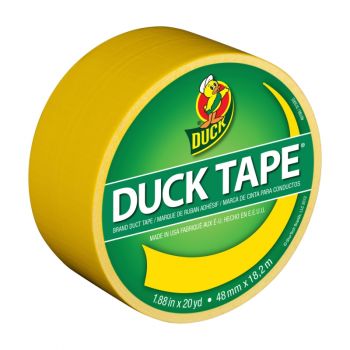 Color Duck Tape® Brand Duct Tape - Yellow, 1.88 in. x 20 yd.
