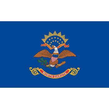 3'x5' State of North Dakota Nylon Replacement Flag