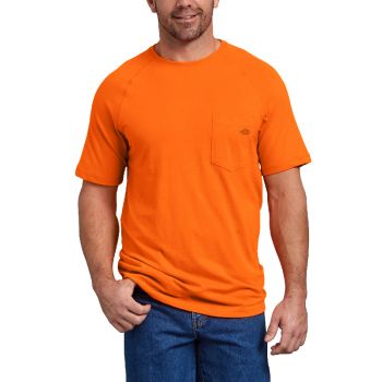 Dickies Men's Temp-iQ™ Performance Cooling T-Shirt, Bright Orange, 3X