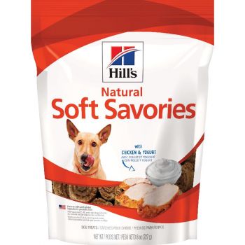 Hill's Natural Soft Savory Dog treats with Chicken & Yogurt, 8 oz bag