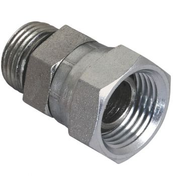 Style 6900 5/8" Male O-ring Boss x 1/2" Female Pipe Thread Swivel Hydraulic Adapter (Packaged)