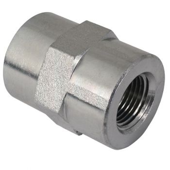 Style 5000 1/2" Female Pipe Thread x 1/2" Female Pipe Thread Hydraulic Adapter (Packaged)