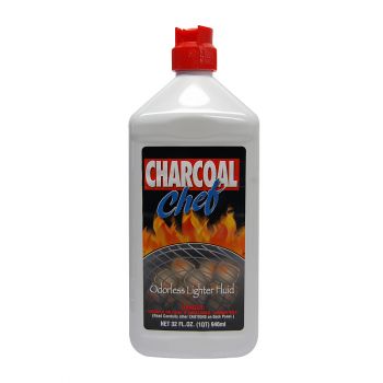 Charcoal Chef Odorless Lighter Fluid, 32 Oz.