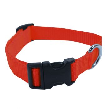 Adjustable Nylon Collar, Medium, Red