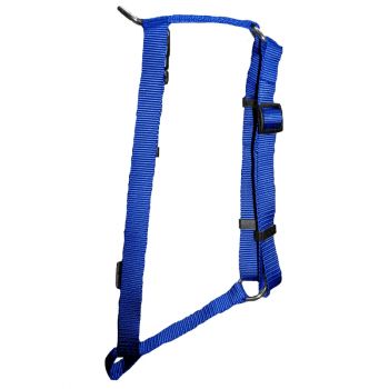 Adjustable Harness, Medium, Blue, 3/4”x18”-30”