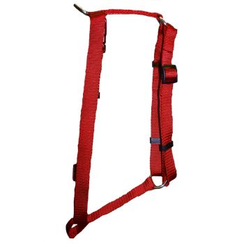 Adjustable Harness, Medium, Red, 3/4”x18”-30”