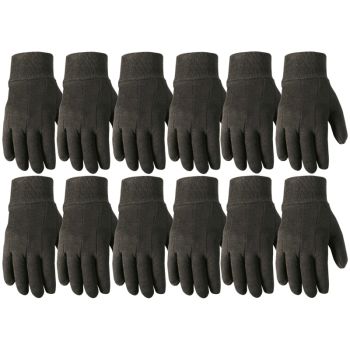 12 Pair Bulk Pack Jersey Cotton Work Gloves, Large (Wells Lamont 506LZ)