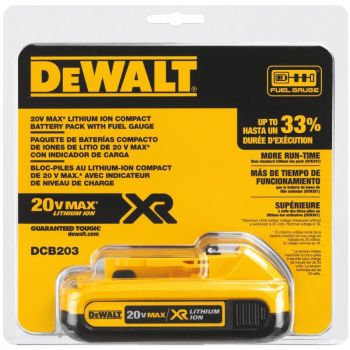 DEWALT 20 V MAX Compact XR Lithium Ion Battery Pack