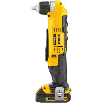DEWALT 20 V MAX Lithium Ion 3/8 In. Right Angle Drill/Driver Kit (1.5 Ah)