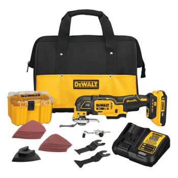 DEWALT XR 33-Piece Cordless Brushless 20-volt Max Variable Speed Oscillating Multi-Tool Kit with Soft Case (1-Battery Included)